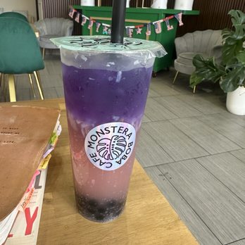 Monstera Boba Cafe - Sunset Tea Lychee Red Guava - Bubble Tea Near Me - Tujunga, California Monstera Boba Cafe - Sunset Tea Lychee Red Guava - Bubble Tea Near Me - Tujunga, California