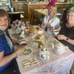 Celebrating High Tea at The Pani Cafe Tea Room in Woodlands, Texas. Beautiful, delicious and perfect.