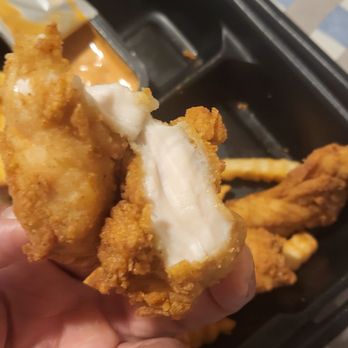 Zaxbys - Chicken was not cooked all the way through. - Fast Food Near Me - Austell, Georgia