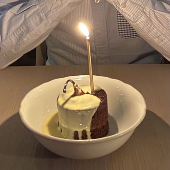 Giulietta - CIOCCOLATO e PERA, dark chocolate & almond cake, bosc pear & brandy anglaise - Italian Near Me - Toronto, Ontario Giulietta - CIOCCOLATO e PERA, dark chocolate & almond cake, bosc pear & brandy anglaise - Italian Near Me - Toronto, Ontario
