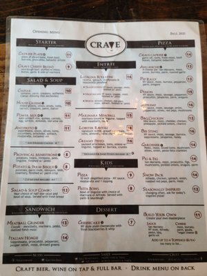 Menu photo 8 Crave Buena Vista, CO