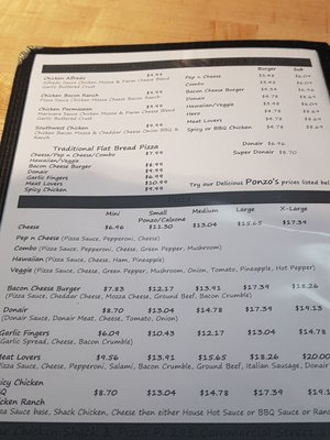 Menu photo 2 Chicken Shack Cape Breton, NS