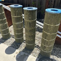 Dirty filters that were never cleaned Dirty filters that were never cleaned