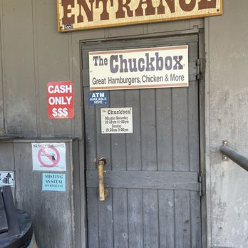 The Chuck Box - Cash only ... atm available - Burgers Near Me - Tempe, Arizona