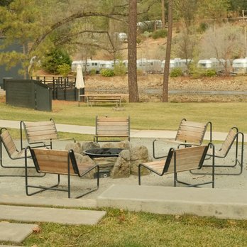 AutoCamp Yosemite - community pit - Hotels Near Me - Midpines, California AutoCamp Yosemite - community pit - Hotels Near Me - Midpines, California