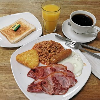 The Coffee Pot - Full English - without grilled tomato or flat mushroom. - Coffee & Tea Near Me - Blackpool, BPL