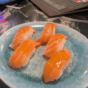 Umiya Raleigh - Salmon nigiri - Sushi Bars Near Me - Raleigh, North Carolina Umiya Raleigh - Salmon nigiri - Sushi Bars Near Me - Raleigh, North Carolina