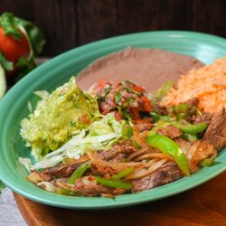 La Fiesta Restaurante Mexicano - Steak Fajitas - Lunch.