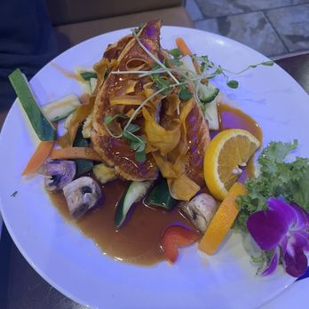 Saga Fusion - salmon teryaki - Asian Fusion Near Me - Marstons Mills, Massachusetts
