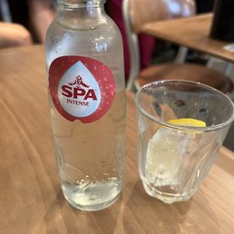 Small ass bottle of sparkling water Small ass bottle of sparkling water