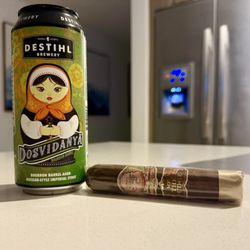 Dosvidanya 13.5% ABV Russian Imperial Stout, hits like a Makarov pistol; decadent, lethally boozy, and full of spice.