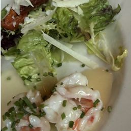 Warm shrimp salad (Half portion split from main dish) Warm shrimp salad (Half portion split from main dish)