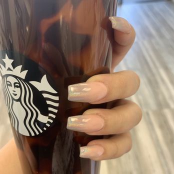 Beauty Square - Coffin set with ombré by Ivy - Nail Salons Near Me - Santa Clarita, California