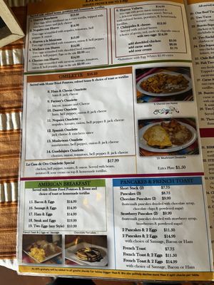 Menu photo 2 La Casa De Oro National City, CA Menu photo 2 La Casa De Oro National City, CA