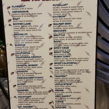 Trapper's Sushi - All You Can Eat Lunch Menu - Sushi Bars Near Me - North Bend, Washington Trapper's Sushi - All You Can Eat Lunch Menu - Sushi Bars Near Me - North Bend, Washington