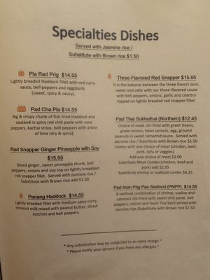 Menu photo 7 Siamville Thai Cuisine Cedar Rapids, IA