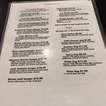 Rutherfords Bar and Grill - Menu as-of July 2026 - Bars Near Me - Kingman, Arizona Rutherfords Bar and Grill - Menu as-of July 2026 - Bars Near Me - Kingman, Arizona