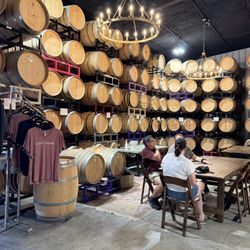 Texas Day Drinkers - Johnson City, Tx, guided wine tour and tasting of the barrel room. Guided custom tours by Texas Day Drinkers Wine & Dine Tours.