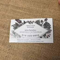 Esthetician JoAnn's business card! Esthetician JoAnn's business card!