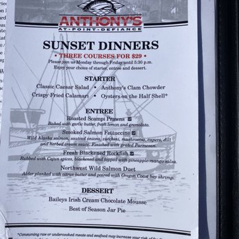 Anthony's - Menu - Seafood Near Me - Tacoma, Washington Anthony's - Menu - Seafood Near Me - Tacoma, Washington