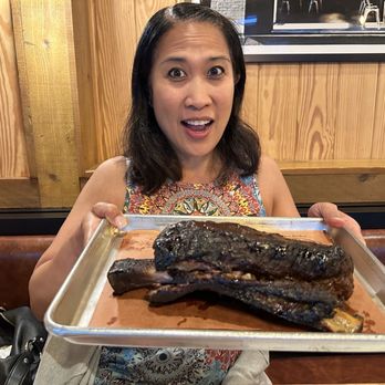 Mighty Quinn's Barbeque - This Bronto rib is impressively huge & the best beef ribs I've ever had - Barbeque Near Me - Tampa, Florida Mighty Quinn's Barbeque - This Bronto rib is impressively huge & the best beef ribs I've ever had - Barbeque Near Me - Tampa, Florida