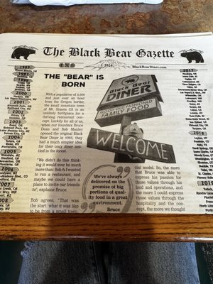 Menu photo 2 Black Bear Diner Humble Humble, TX
