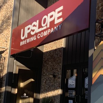 Upslope Brewing Company - Flatiron Park - Sign - Breweries Near Me - Boulder, Colorado