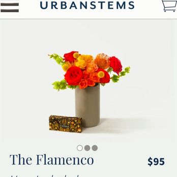 UrbanStems - Website example, floral arrangement with truffles - (9/29/2021) - Florists Near Me