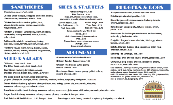 Menu photo 8 E.A.T.S. Diner Ridgeland, MS Menu photo 8 E.A.T.S. Diner Ridgeland, MS