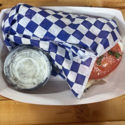 The Gyros King Edgewater - Traditional Gyros Sandwich with Tzatziki Sauce