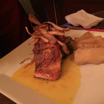 Guava Tropical Restaurant - Salmon dish out standing sauce - American Near Me - Hampton Bays, New York