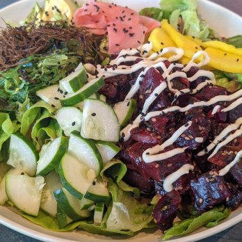 Vibe Cafe - Vegan Beet "Poke" Bowl - Cafes Near Me - Hilo, Hawaii Vibe Cafe - Vegan Beet "Poke" Bowl - Cafes Near Me - Hilo, Hawaii