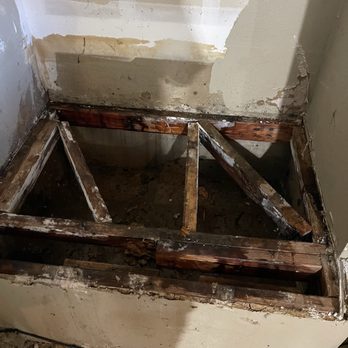 Hotter Water Heaters - The old rotted board before he replaced it - Water Heater Installation/Repair Near Me Hotter Water Heaters - The old rotted board before he replaced it - Water Heater Installation/Repair Near Me