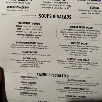 Pappadeaux Seafood Kitchen - Menu - Seafood Near Me - Houston, Texas