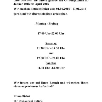 Julia's - Steakhouses Near Me - Neustrelitz, MV