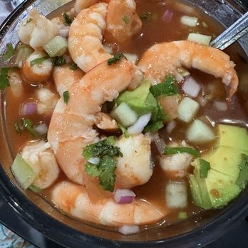 Mariscos Las Islitas - My shrimp cocktail! - Mexican Near Me - Las Vegas, Nevada