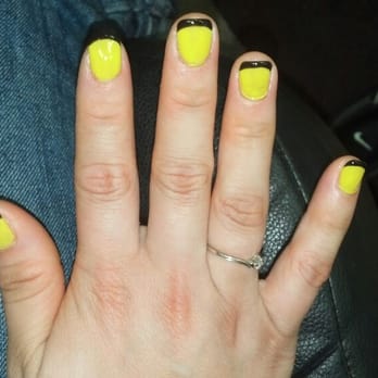 Trio Nails - Black & Yellow!! - Nail Salons Near Me - San Francisco, California Trio Nails - Black & Yellow!! - Nail Salons Near Me - San Francisco, California