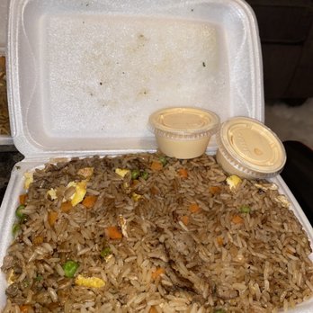 Two Asians & A Grill - Steak with fried rice - Food Trucks Near Me - Tampa, Florida