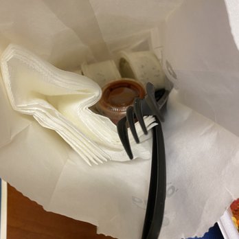 Gyro King - Sauces and Utensils on Door Dash Order - Mediterranean Near Me - Houston, Texas Gyro King - Sauces and Utensils on Door Dash Order - Mediterranean Near Me - Houston, Texas