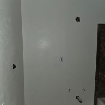ERG Handyman Services - Bathroom drywall and orange peel paint texture - Handyman Near Me