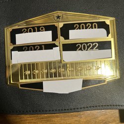 Tracy Awards & Embroidery - The messed up work that was done.