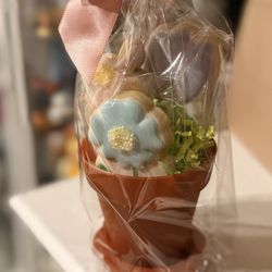 I Dream of Cookies - Mother's Day cookies in a flower pot