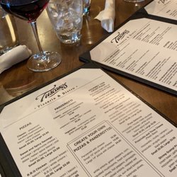 Tuscanos Pizzeria and Bistro - Menu