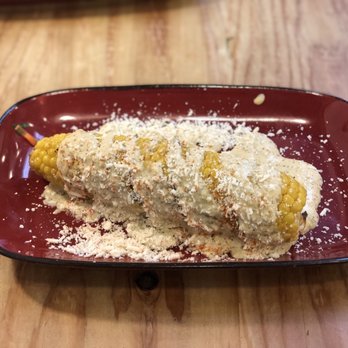 Fish Taco - elote. it wasn't served hot :( - Mexican Near Me - Bethesda, Maryland Fish Taco - elote. it wasn't served hot :( - Mexican Near Me - Bethesda, Maryland