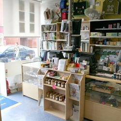 Healthlink - Our shop inside showing part of our range