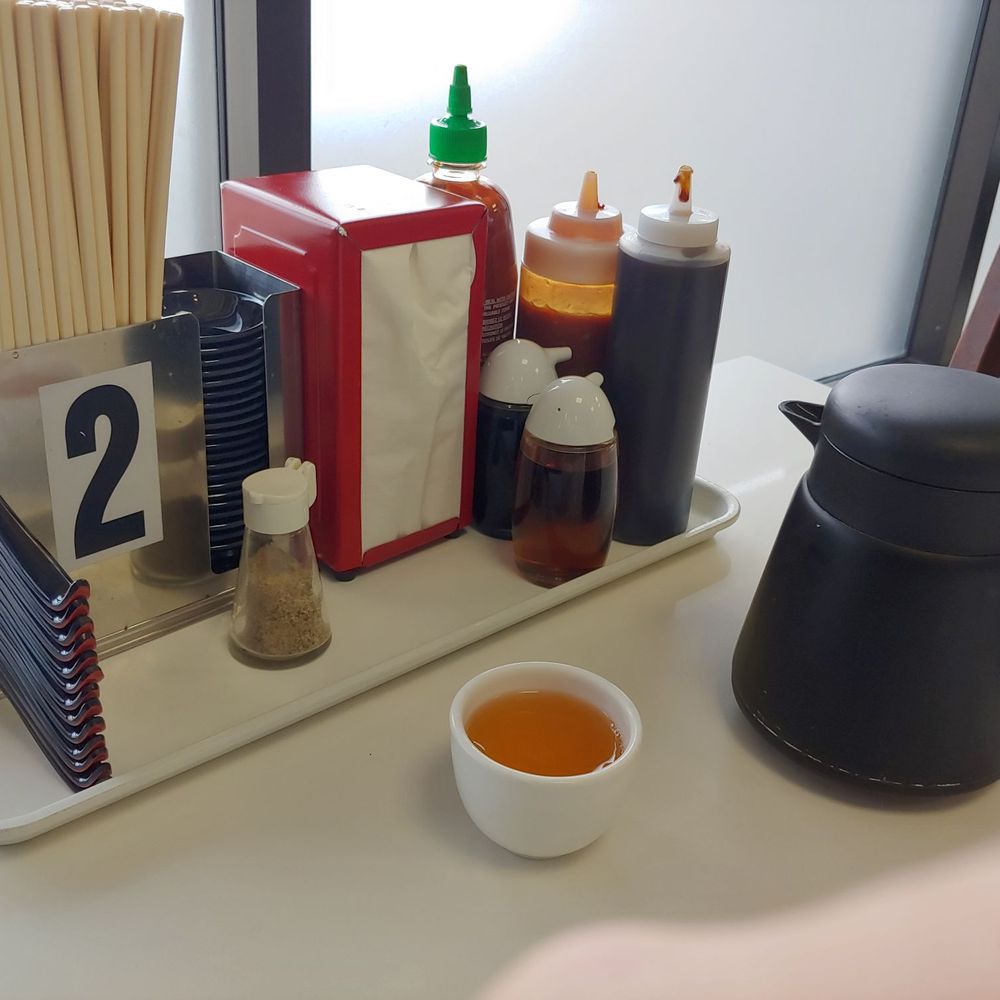 I Love Pho - All the condiments plus the teapot does not dribble :) - Vietnamese Near Me - Mississauga, Ontario