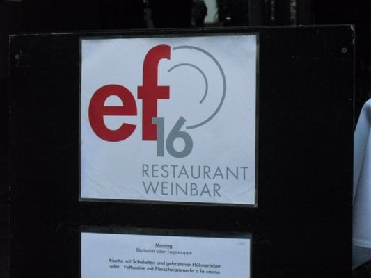ef16 Restaurant Weinbar by null