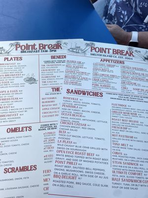 Menu photo 3 Point Break San Diego, CA