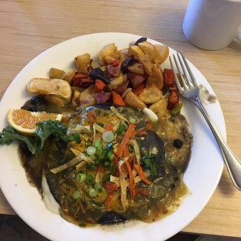 Red Rock Cafe - Huevos rancheros with amazing home fries!!!  Yummmmmy!!! - Breakfast & Brunch Near Me - Sedona, Arizona