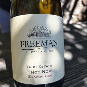 Freeman Winery - YU-KI Pinot Noir - Wine Tasting Room Near Me - Sebastopol, California Freeman Winery - YU-KI Pinot Noir - Wine Tasting Room Near Me - Sebastopol, California